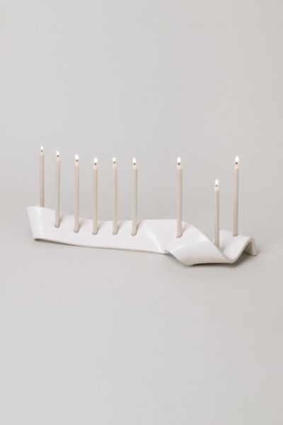 Sin Swey Menorah In Cream At Urban Outfitters In White