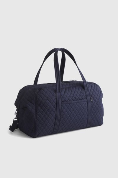 Vera Bradley Quilted Cotton Large Miramar Weekender Bag In Peacoat, Women's At Urban Outfitters In Blue
