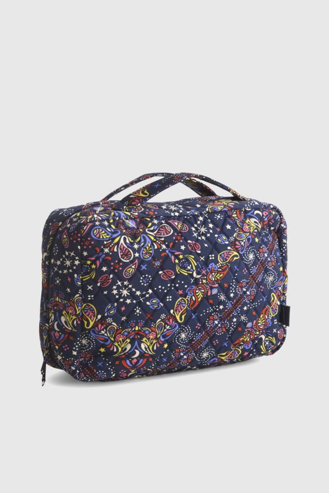 Vera Bradley Quilted Cotton Hanging Travel Organizer