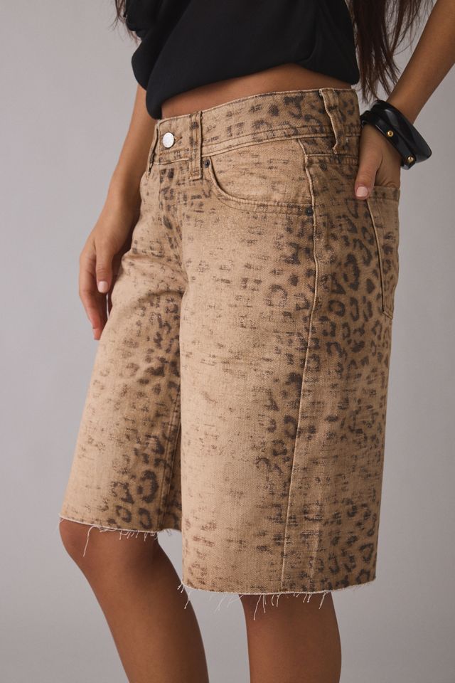 BDG Front Runner Printed Mid-Rise Baggy Jorts #2