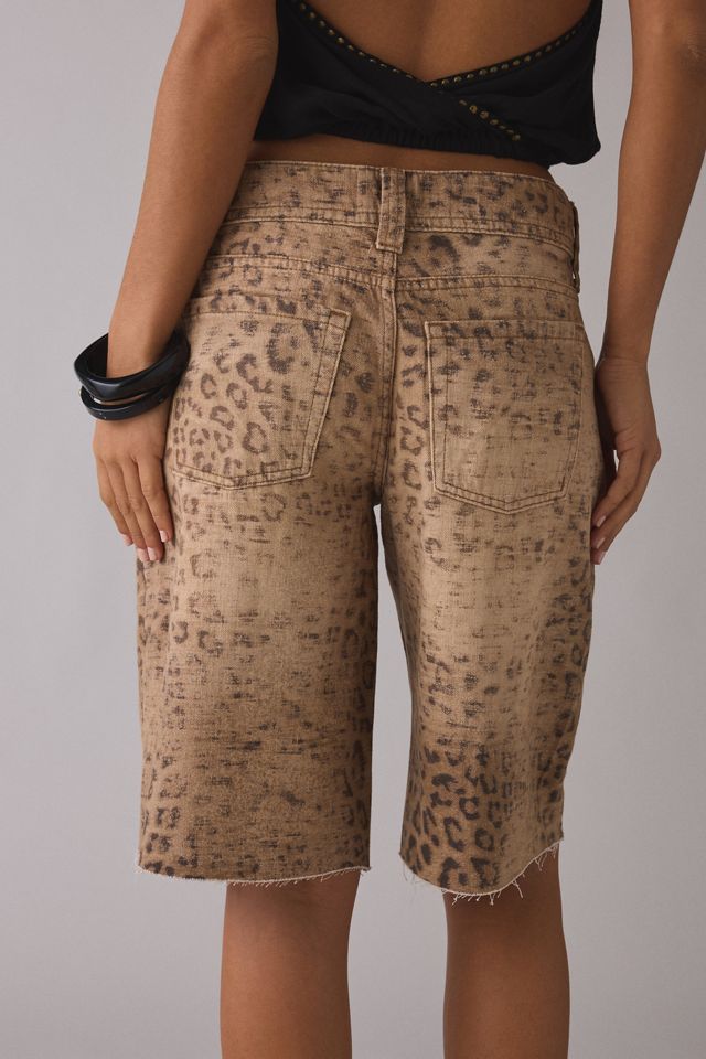 BDG Front Runner Printed Mid-Rise Baggy Jorts #3