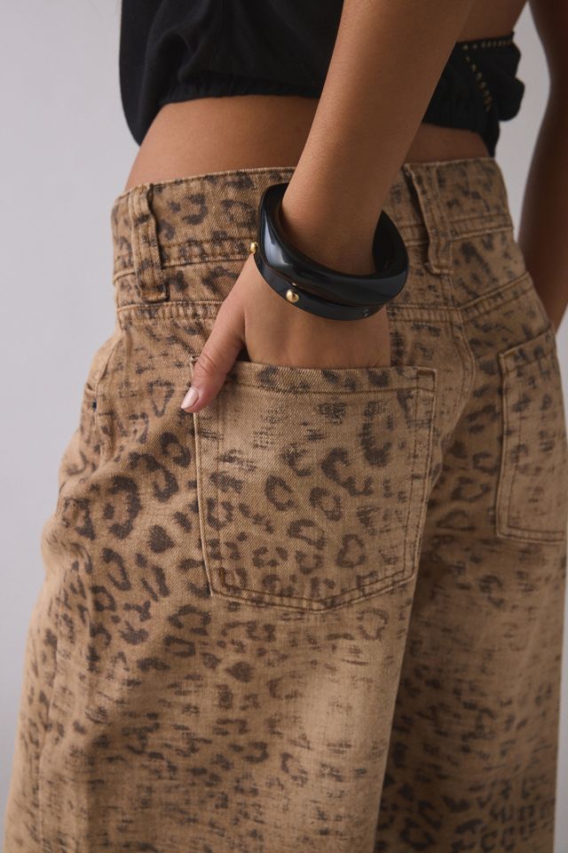 BDG Front Runner Printed Mid-Rise Baggy Jorts #4