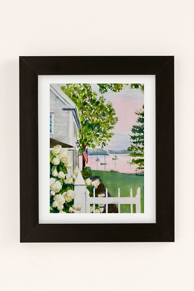 Laura Trevey New England Hydrangea Art Print