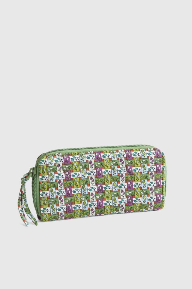 Vera Bradley Quilted Cotton Medium Continental Wallet