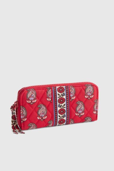 Vera Bradley Quilted Cotton Medium Continental Wallet