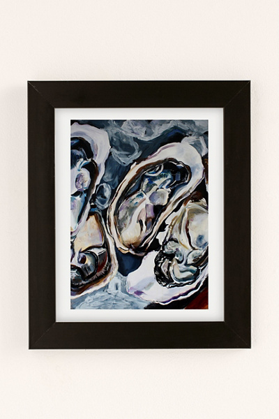 Fine Art by Clau Robles Gil Center Panel Oyster Triptych Print