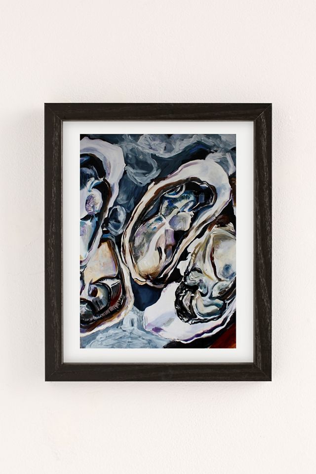 Fine Art by Clau Robles Gil Center Panel Oyster Triptych Art Print #1