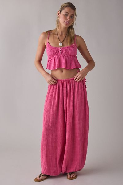 Out From Under Golden Hour Side-Tie Balloon Pants