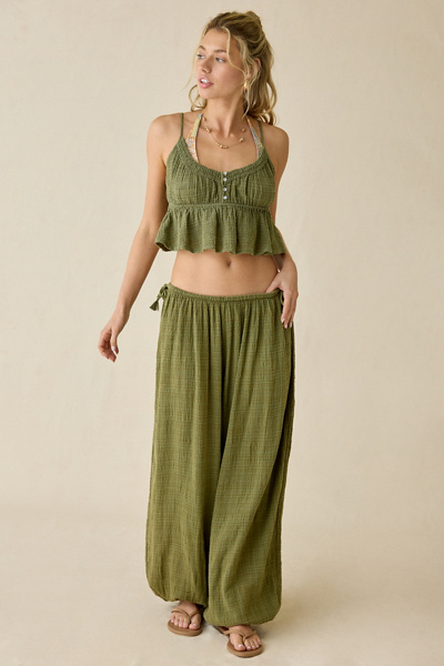Out From Under Golden Hour Side-Tie Balloon Pants