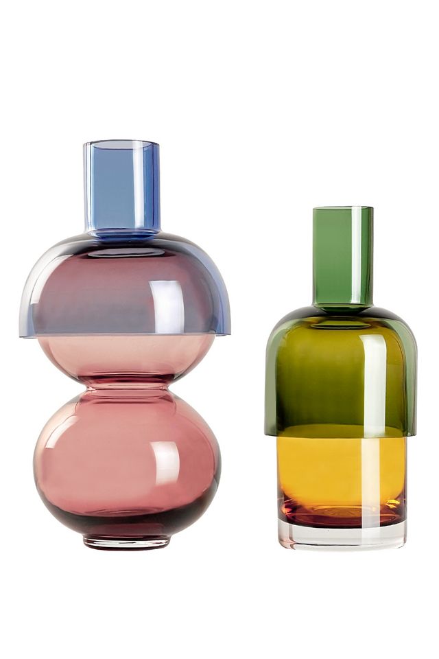 Cloudnola Glass Fusion Flip Vase Set #1