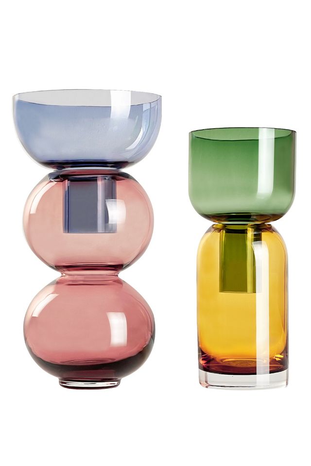 Cloudnola Glass Fusion Flip Vase Set #2