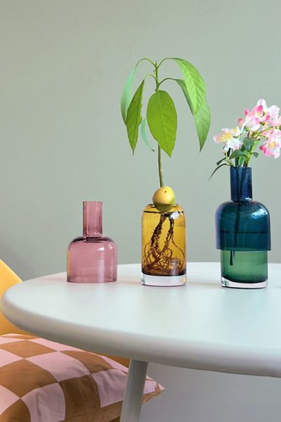 Cloudnola Glass Fusion Flip Vase Set In Red At Urban Outfitters In Multi