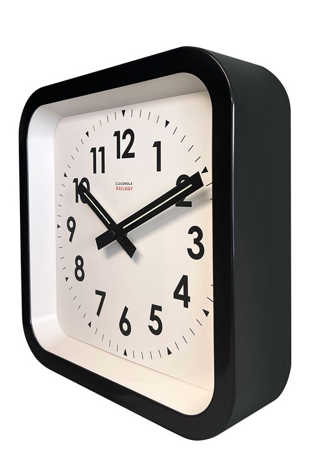 Cloudnola The Big Railway Square Wall & Desk Clock #1