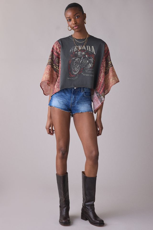BDG Bad Behavior Graphic Spliced Oversized Tee #3