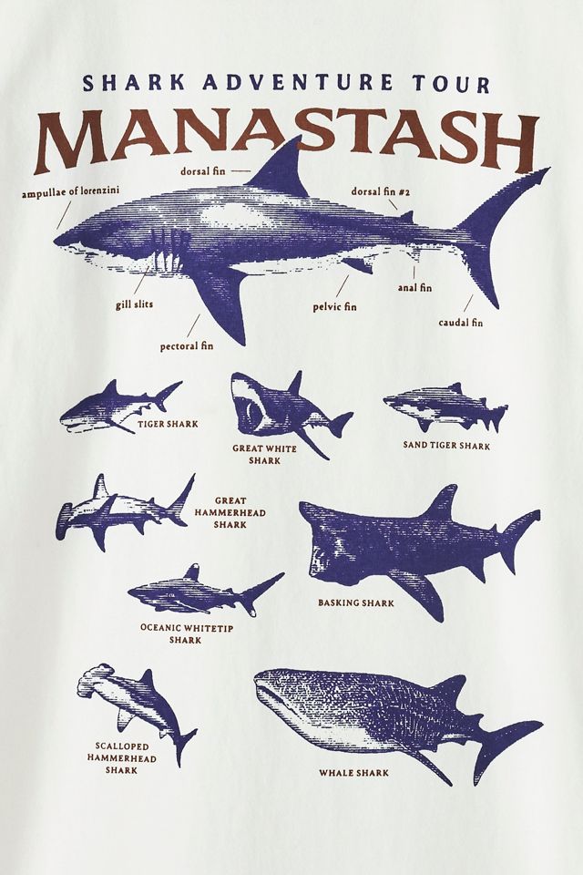 T-shirt graphique Shark Manastash #2