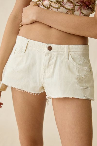 BDG Jenni Low-Rise Denim Micro Shorts