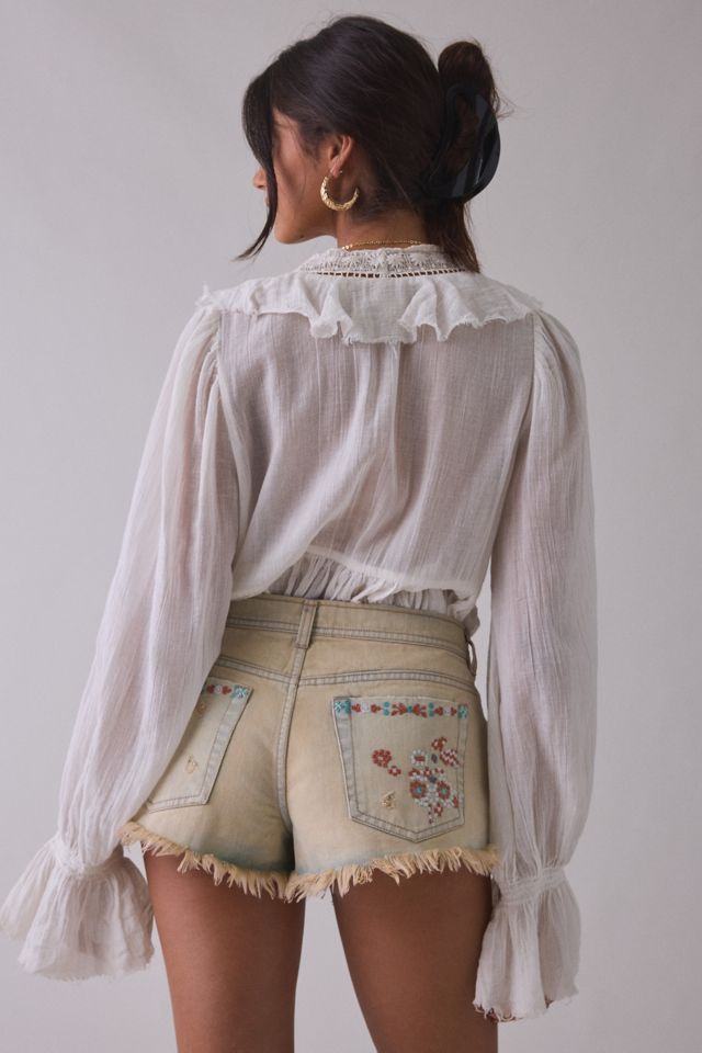BDG Jenni Low-Rise Denim Micro Shorts #1