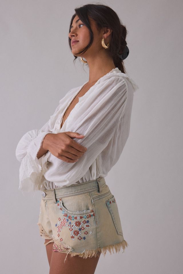 BDG Jenni Low-Rise Denim Micro Shorts #3