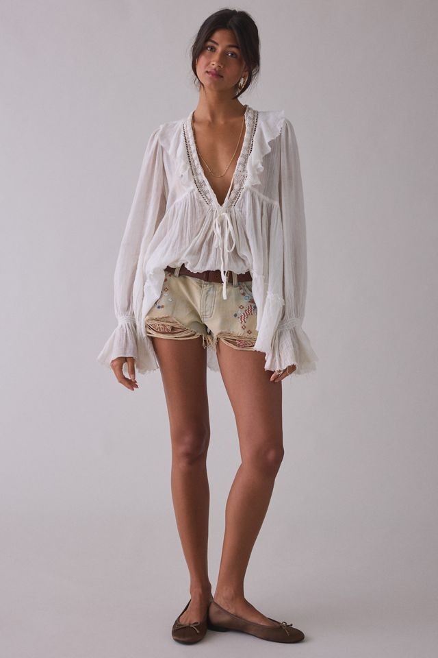 BDG Jenni Low-Rise Denim Micro Shorts #5