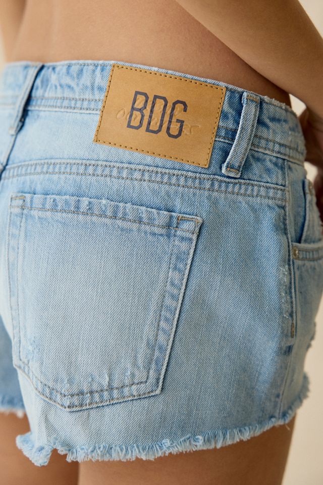 BDG Jenni Low-Rise Denim Micro Shorts #4