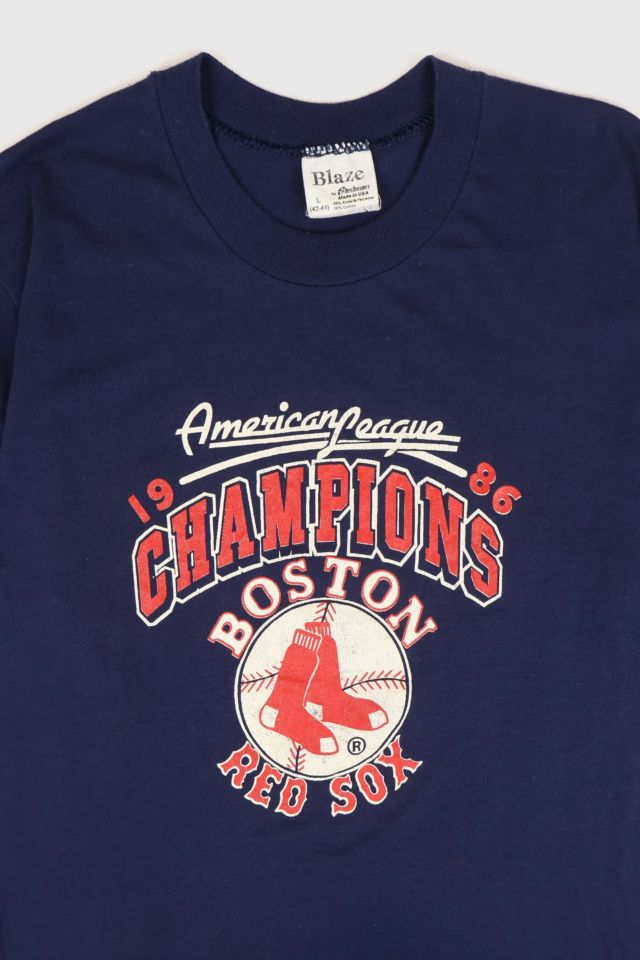 Vintage Boston Red Sox 1986 American League Champions Tee #1