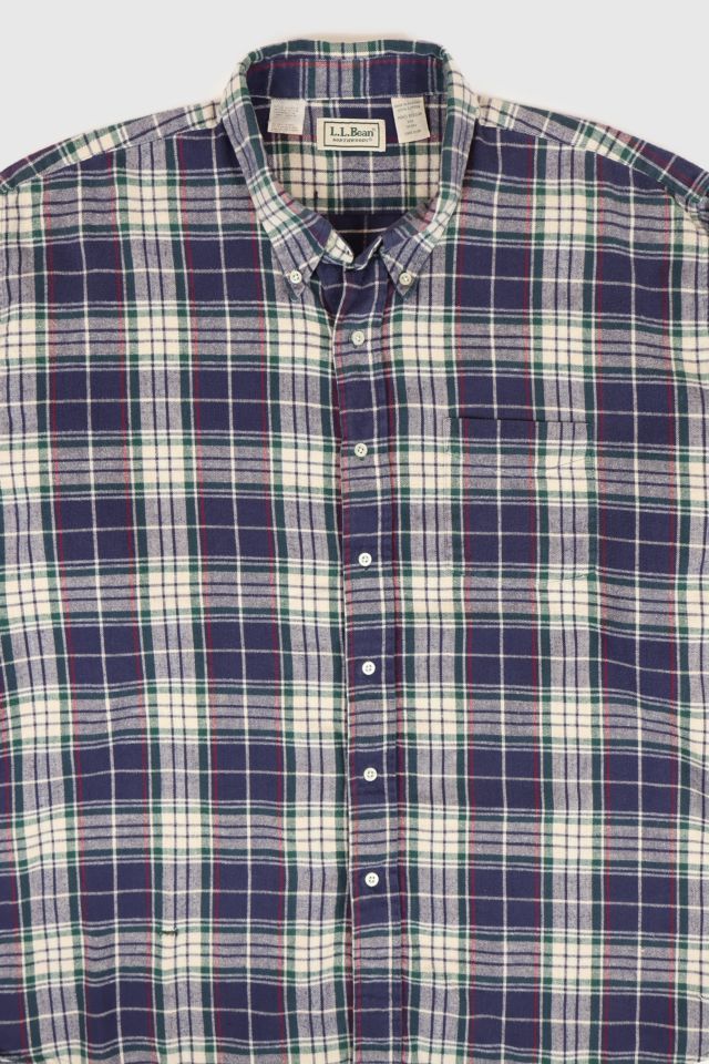 Vintage L.L. Bean Plaid Button-Down Shirt #1