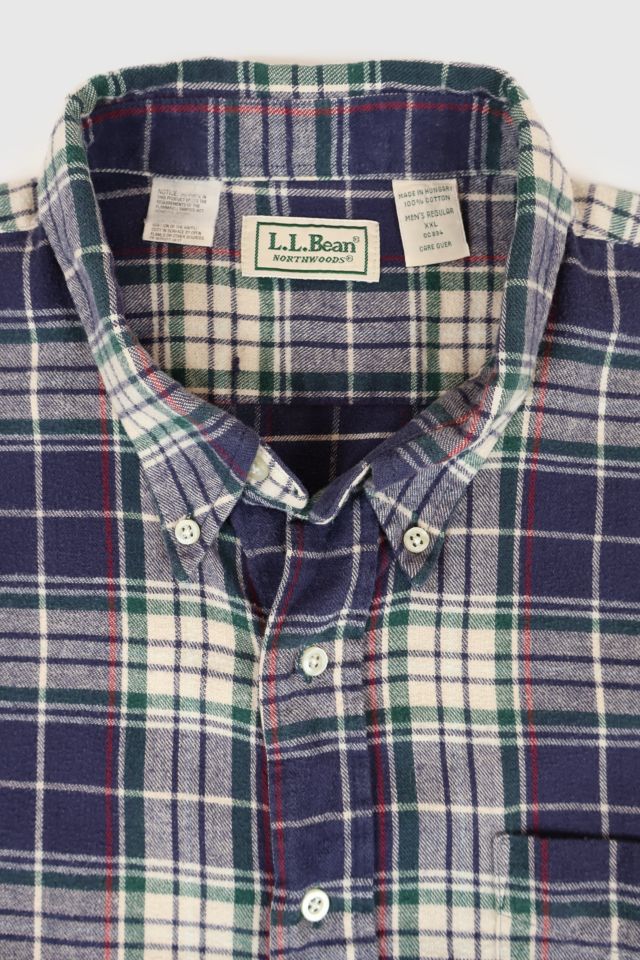 Vintage L.L. Bean Plaid Button-Down Shirt #2