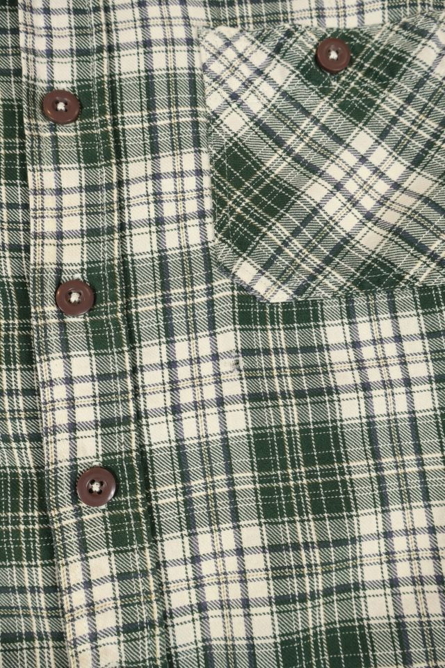 Vintage Wrangler Plaid Button-Down Shirt #3