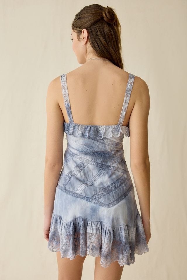 LoveShackFancy Mini-robe Lavine en coton teint à la main #3
