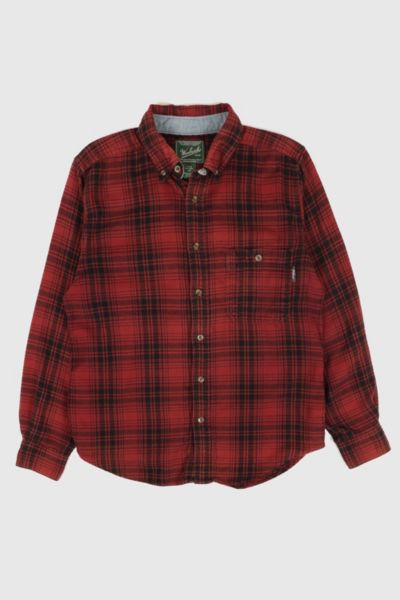 Vintage Woolrich Plaid Button-Down Shirt