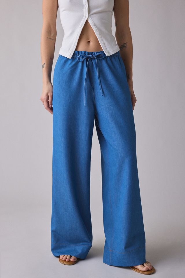 Glamorous Drawstring Wide Leg Pull-On Pants #1