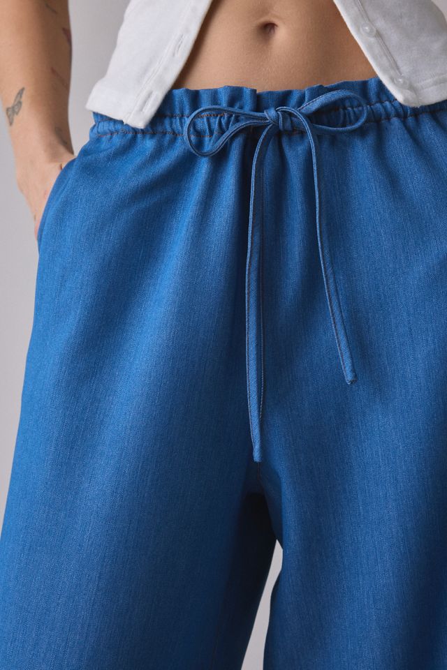 Glamorous Drawstring Wide Leg Pull-On Pants #3