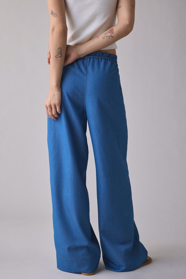 Glamorous Drawstring Wide Leg Pull-On Pants #4