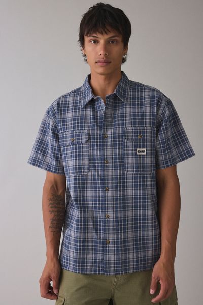 Billabong Bad Dog Check Pattern Short Sleeve Shirt