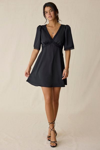 Black Slip Dresses | Urban Outfitters