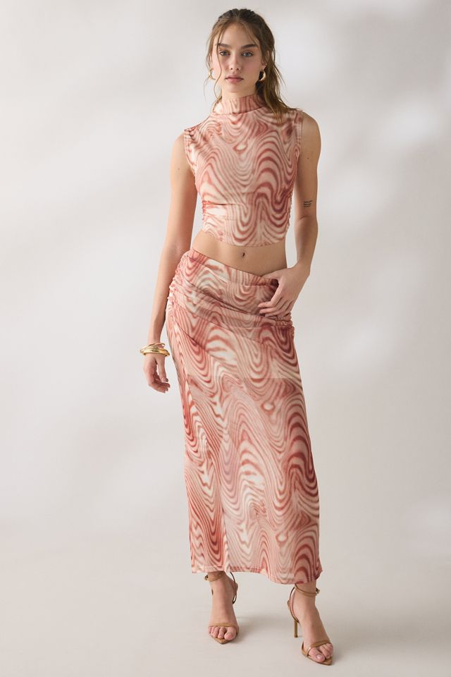 Haut sans manches en maille à col haut Take A Swirl Glamorous #2