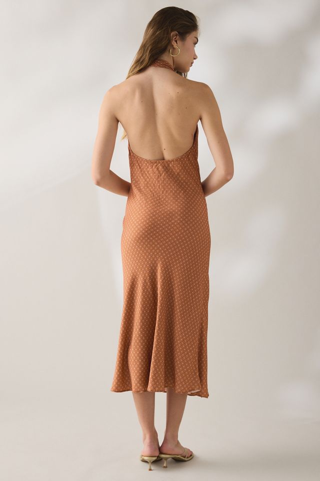 navy blue dress for baby girl La Lune Backless Dress in Copper – Love it Loan it main image 0