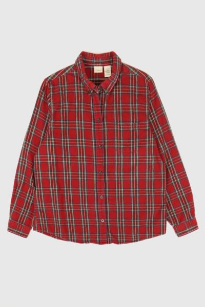 Vintage L.L. Bean Flannel Button-Down Shirt