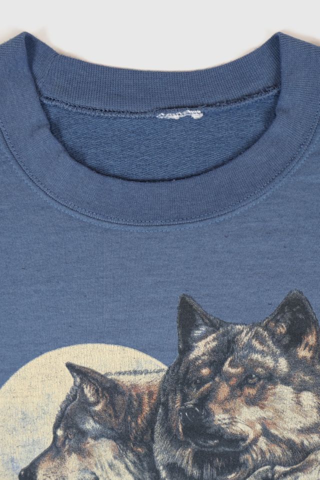 Vintage Alaska Wolf Crewneck #2