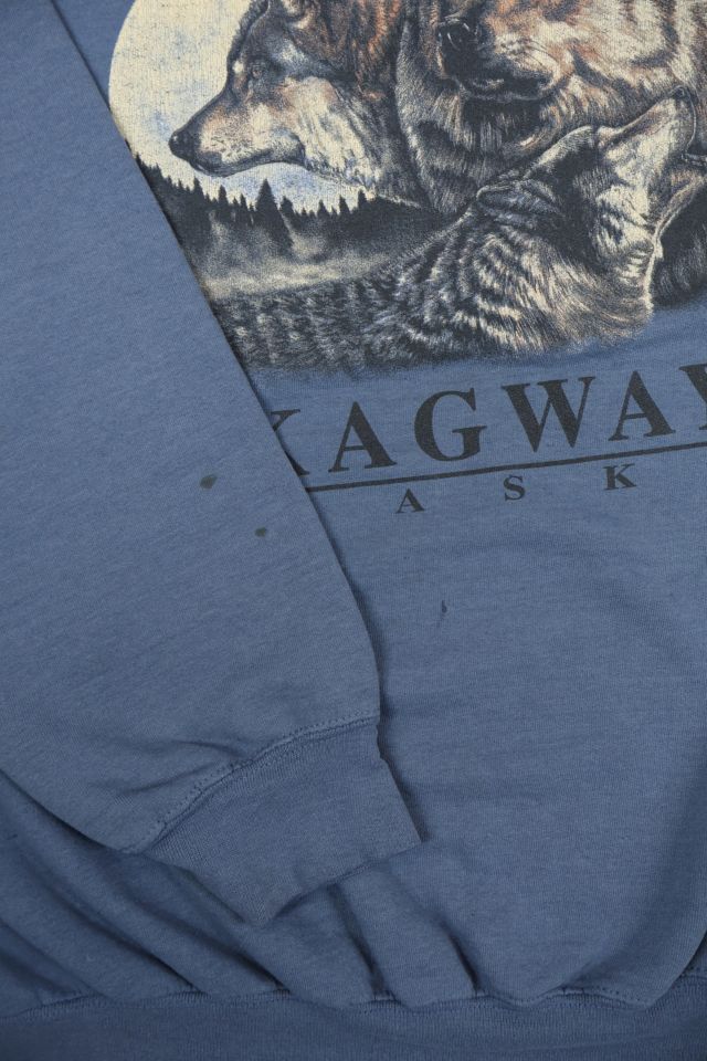 Vintage Alaska Wolf Crewneck #4