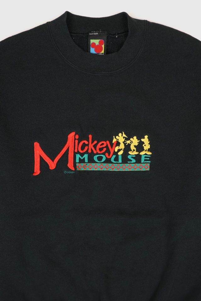 Vintage Embroidered Mickey Mouse Crewneck #1
