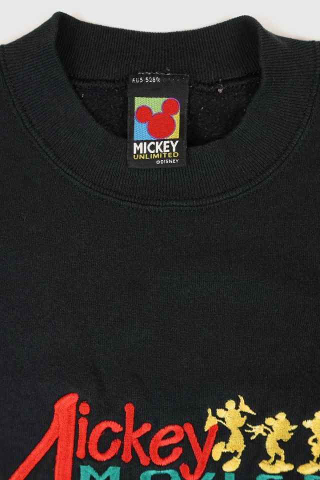 Vintage Embroidered Mickey Mouse Crewneck #2