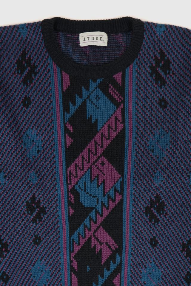 Vintage Geometric Sweater #1