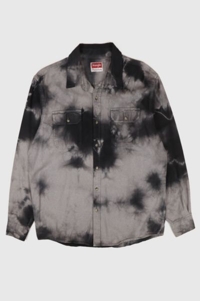 Vintage Wrangler Tie-Dye Button-Down Shirt