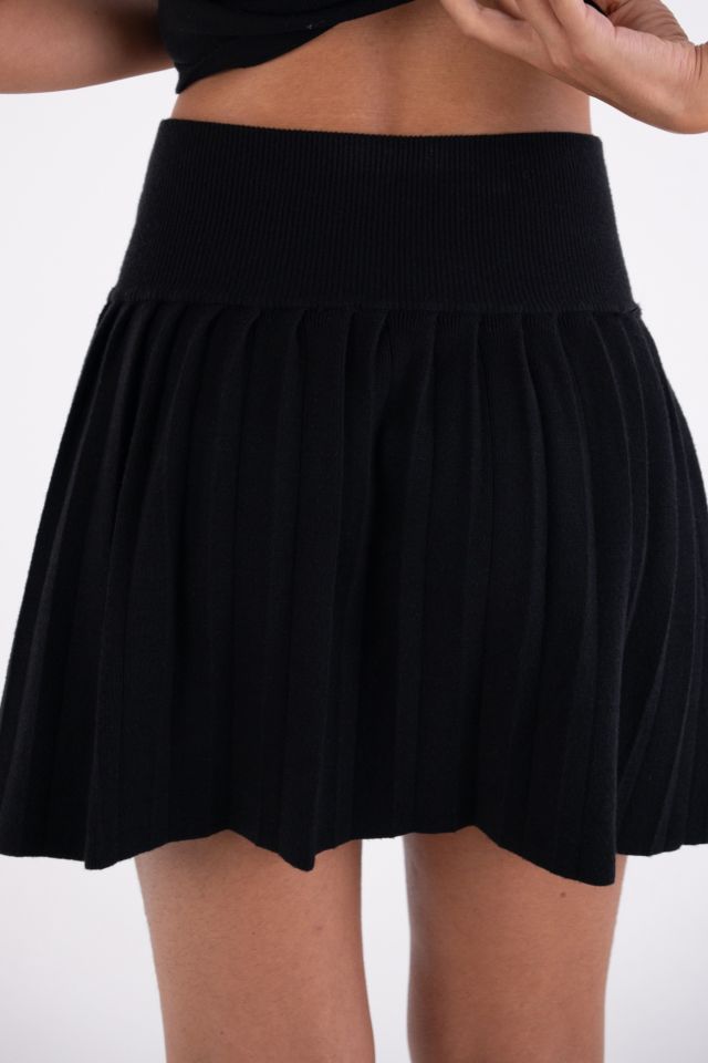 Amy Lynn Clemmie Pleated Flare Mini Skirt #3