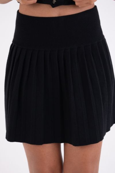 Amy Lynn Clemmie Pleated Flare Mini Skirt