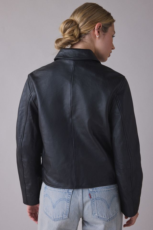 Diesel-L-Amar-Fem-S2 Leather Jacket #1