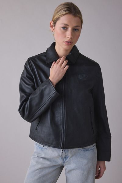 Diesel-L-Amar-Fem-S2 Leather Jacket