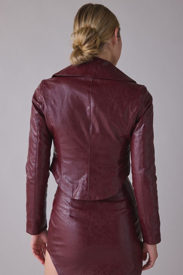 Diesel G-Ameck Faux Leather Jacket | Urban Outfitters