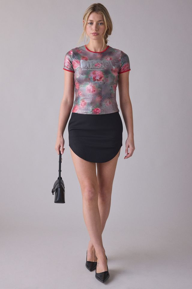 Diesel T-Unkyel Sequin Baby Tee #3